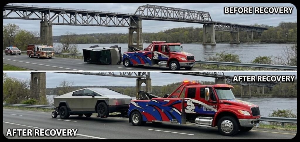 cyber truck towing